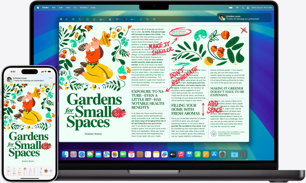 Nii MacBook Pro sülearvutis kui ka iPhone 16 telefonis on avatud samad s?numid.