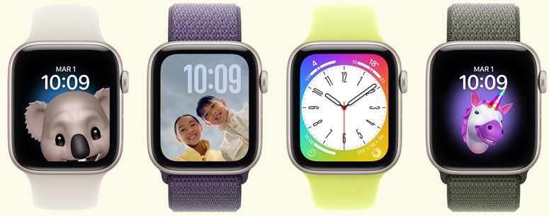 Cadrans ludiques et dr?les, couleurs de bo?tier et de bracelet coordonnées
