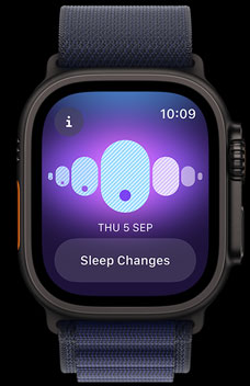 Cycle Tracking showing someone?s temperature changes when they were sleeping.