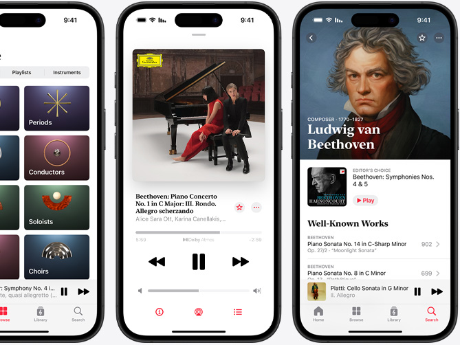 ???? iPhone ??? ?????? ???? ????? ????? Apple Music Classical Browse ?? ?????? ????? ????? Catalog ?? ???????? ????????? ???????? ??????? ???????? ??????? ????????? ???? ?????????? ????????? ????????? ?????? ????????? ????? ???????: ???? iPhone ?? ??????? ???? ???????? ??????? ????????? ????????? ?????? ?? ??? ?? ??????? ????? Op. 15: III. ????? ????? ?????? Allegro scherzando ?????? Dolby Atmos? ???? iPhone ??? ?????? ???? ???? ????????? Ludwig van Beethoven?