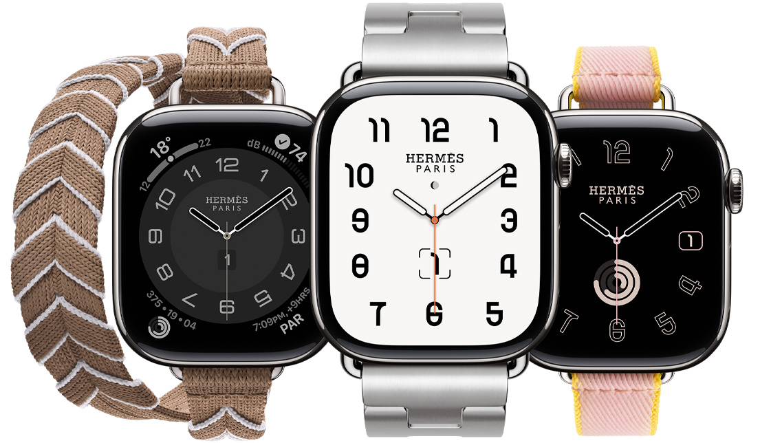 ???? ????? Apple Watch Hermès Series 10 ????? ??? ??? ?? ?????: Bridon Attelage Double Tour? ?Grand H? ?Twill Jump Single Tour