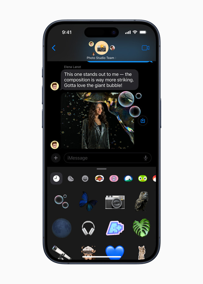 iPhone 15 Pro’daki iOS 17’de yeni Canl? ??kartmalar deneyimi.