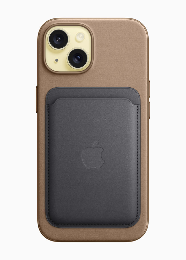 iPhone 15 i?in yeni Mikro Dokuma k?l?f ve cüzdan.