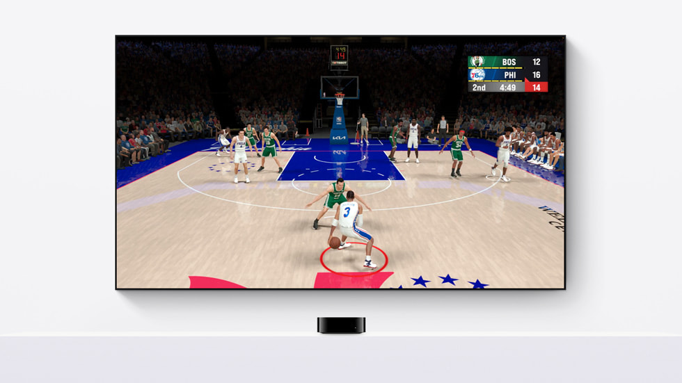 ???? ????? ?? NBA 2K24 Arcade Edition ?????? ??? Apple TV.
