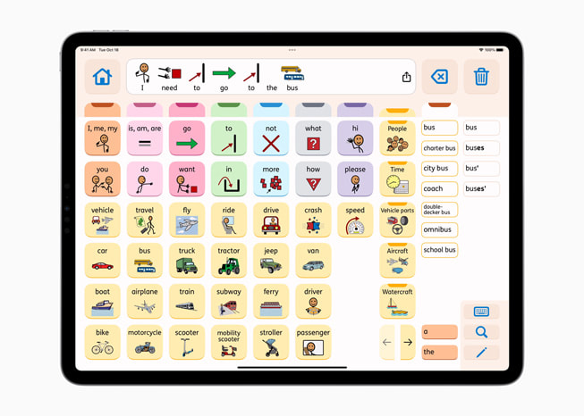 iPad Pro’da Proloquo uygulamas?.