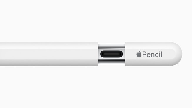 Yeni sürgülü kapa??yla Apple Pencil’?n yak?ndan g?rünümü.