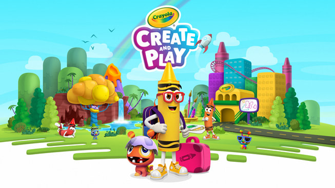 Crayola Create and Play+ oyunundan bir g?rsel.