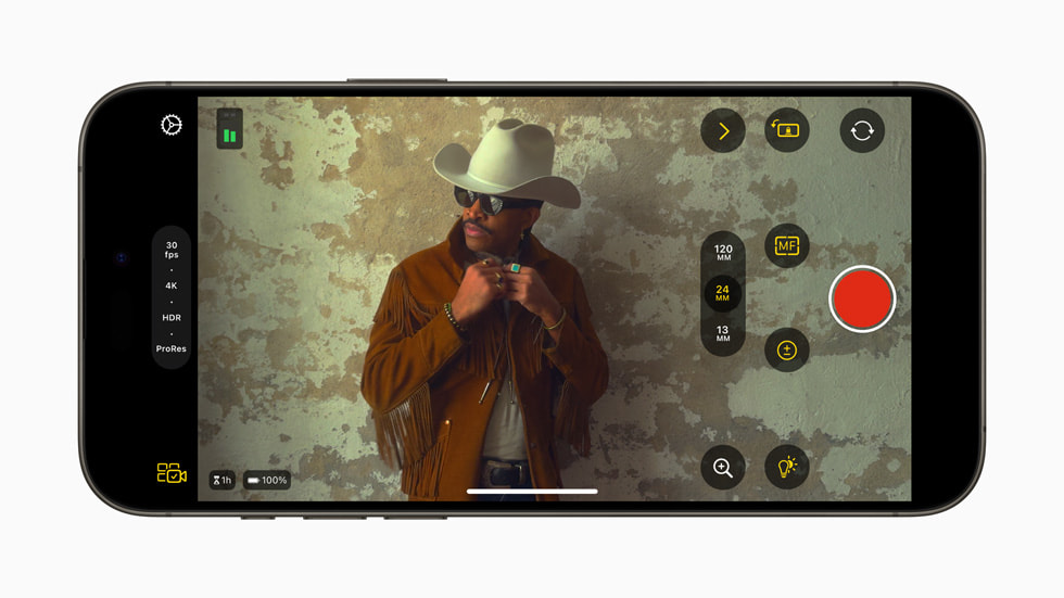 iPhone 15 Pro Max’te Final Cut Camera g?steriliyor.