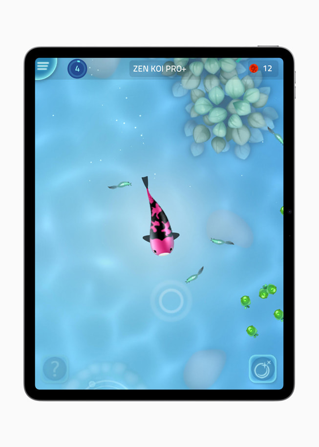 ???? ?? ???? +Zen Koi Pro ?? ????? LandShark Games ??? iPad?Pro.