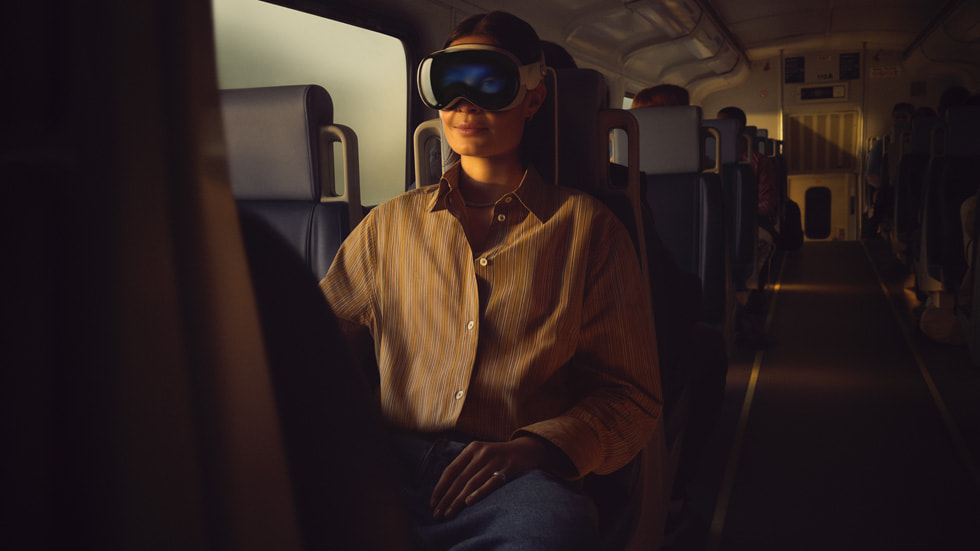 Trende Apple Vision Pro kullanan bir ki?i.