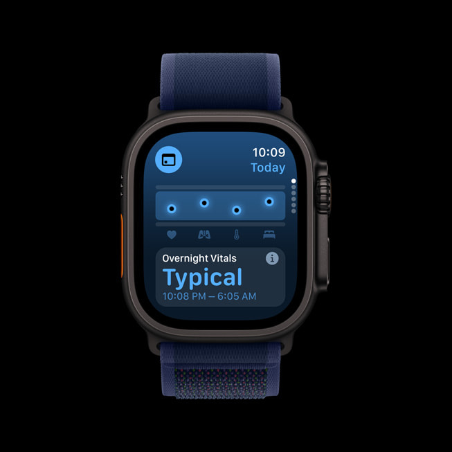 Apple Watch Ultra 2’de watchOS 11’deki Ya?am Bulgular? uygulamas? g?steriliyor.