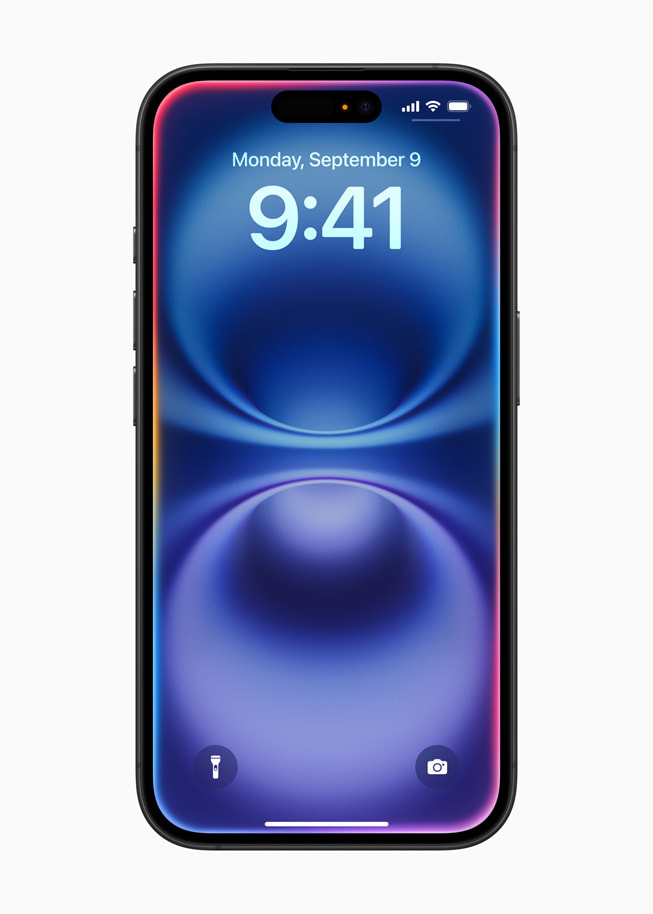iPhone 16 Pro’da Apple Intelligence destekli, yeniden tasarlanm?? Siri g?steriliyor.