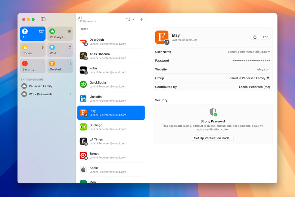 macOS Sequoia’da yeni Passwords uygulamas?.