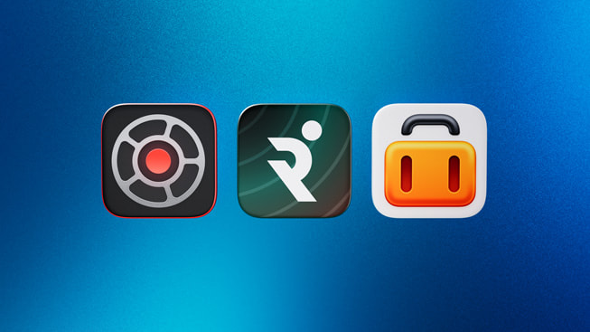 2024 Y?l?n iPhone Uygulamas? finalistlerini temsil eden simgeler: Kino, Runna ve Tripsy.