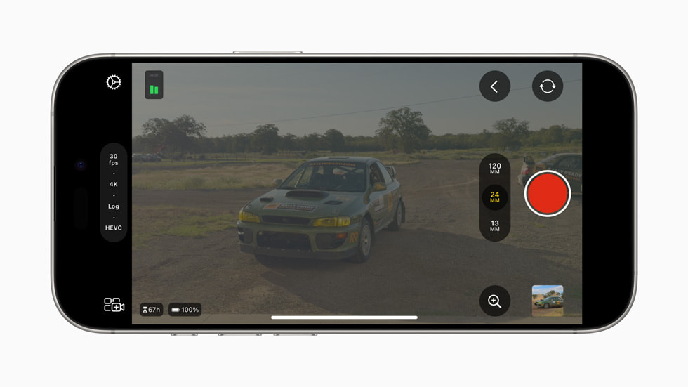 Final Cut Camera 1.1’de HEVC Log video g?steriliyor.