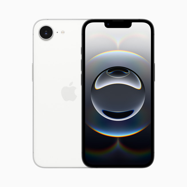 Layar 6,1 inci dan kamera belakang pada iPhone 16e.