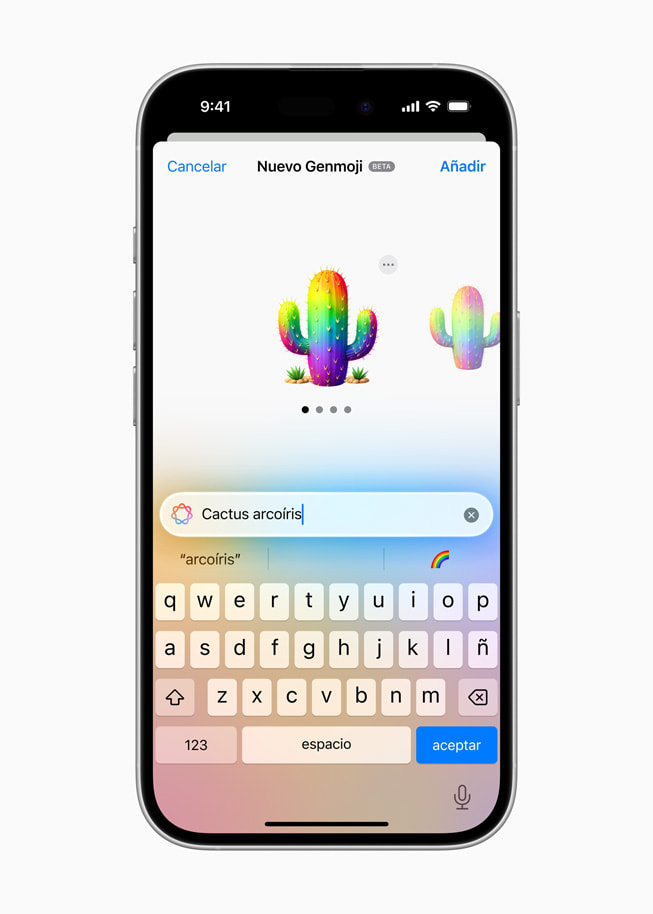 Creación de Genmoji en un iPhone?16.