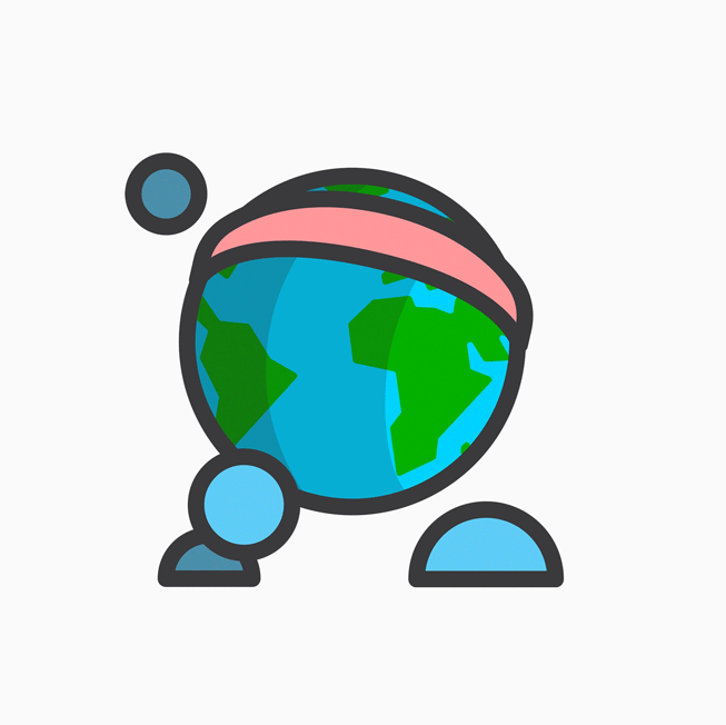 The Earth Day HIIT badge.