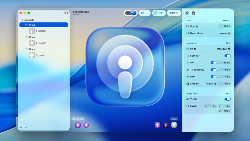 Et skjermbilde av Icon?Composer.