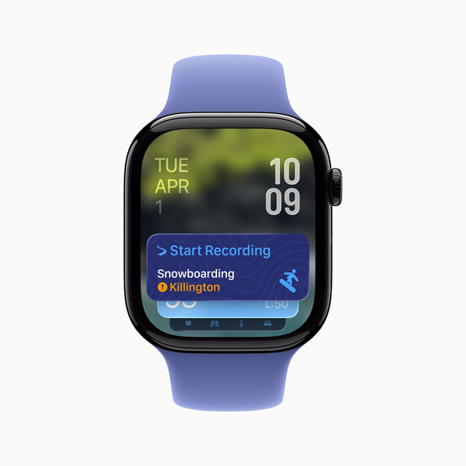 The Smart Stack is shown on a user’s Apple Watch.