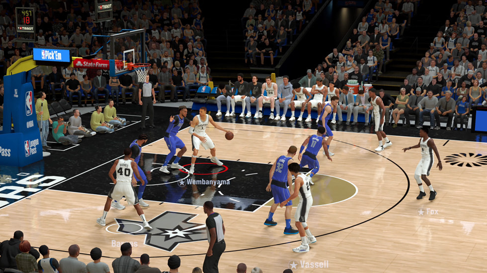Gambar gameplay NBA 2K26 Arcade Edition.