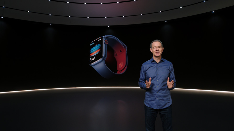 Jeff Williams enthüllt die Apple Watch Series 6.