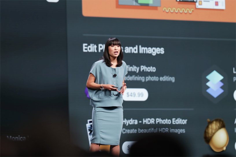 Ann Thai WWDC 2018’de Mac App Store hakk?nda konu?uyor.