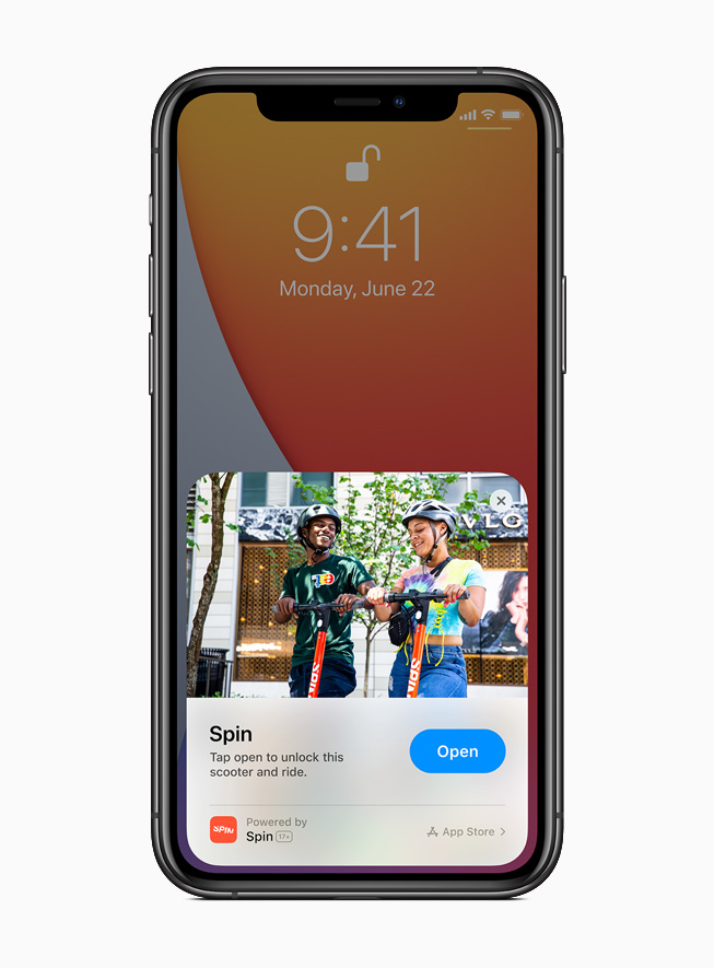 iPhone 11 Pro’da bir App Clip g?rüntüleniyor. 