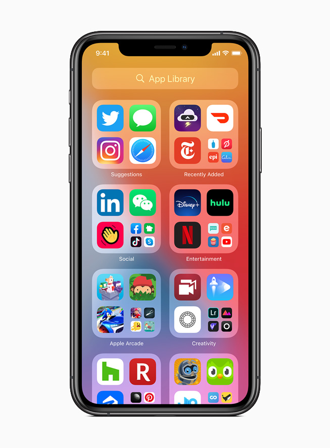 iPhone 11 Pro’da Uygulama Ar?ivi g?rüntüleniyor. 