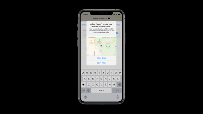 iOS 14’teki kullan?c? konumu gizlili?i ayarlar?.