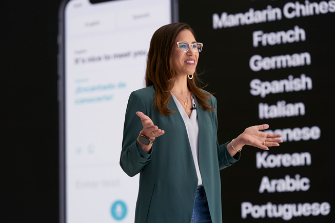 Yael Garten, WWDC20’de Siri’yi anlat?yor.