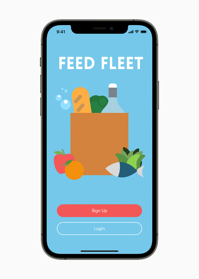 Feed Fleet uygulamas?n?n a??l?? sayfas?.