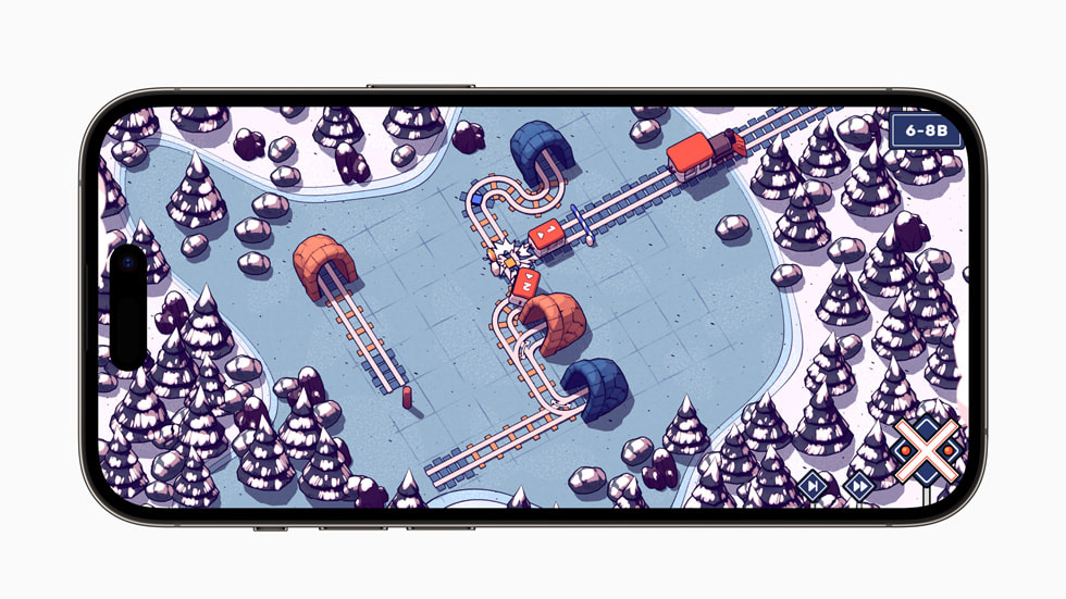 iPhone 14 Pro’da Railbound g?steriliyor.