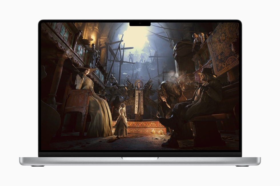 MacBook Pro’da Resident Evil Village g?steriliyor.