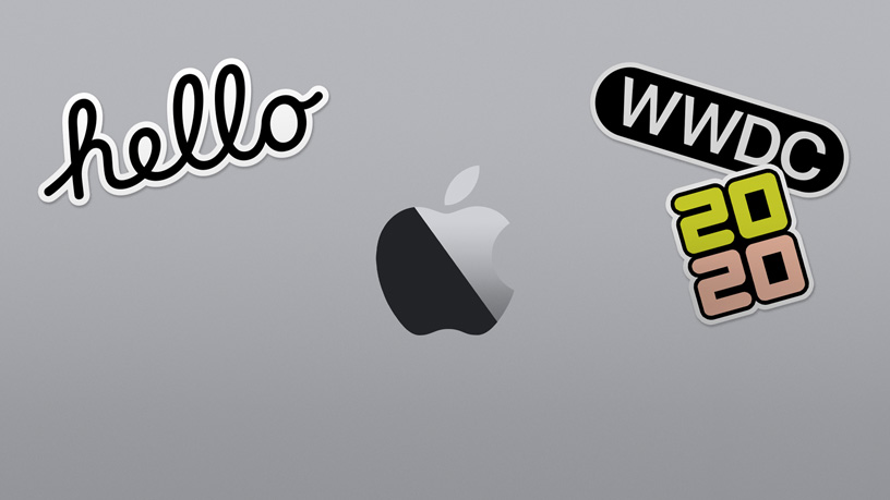 Apple WWDC 2020’nin grafik illüstrasyonu 