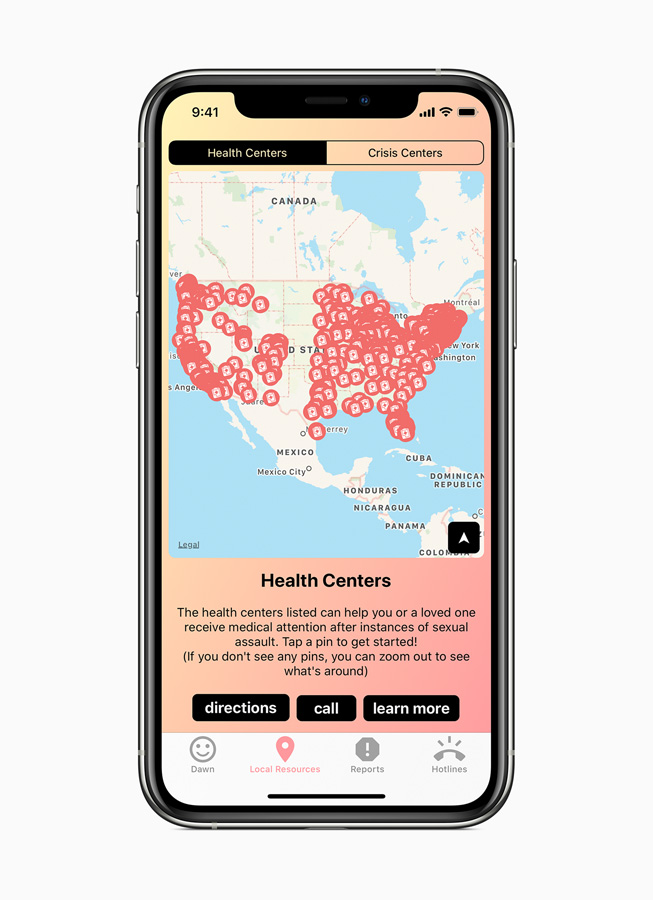La app ReDawn en un iPhone 11 Pro