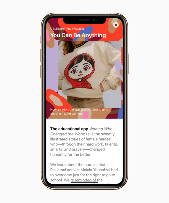 App Store, Dünya Kad?nlar Günü i?in Mart boyunca kad?n geli?tiricileri ?ne ??kar?yor.