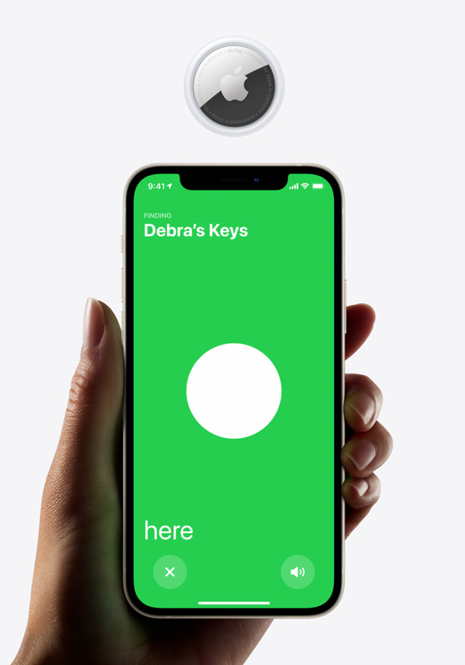???? iPhone 12 ???? ???? ?????? ?? AirTag ???????? ??? ???? AirTag.