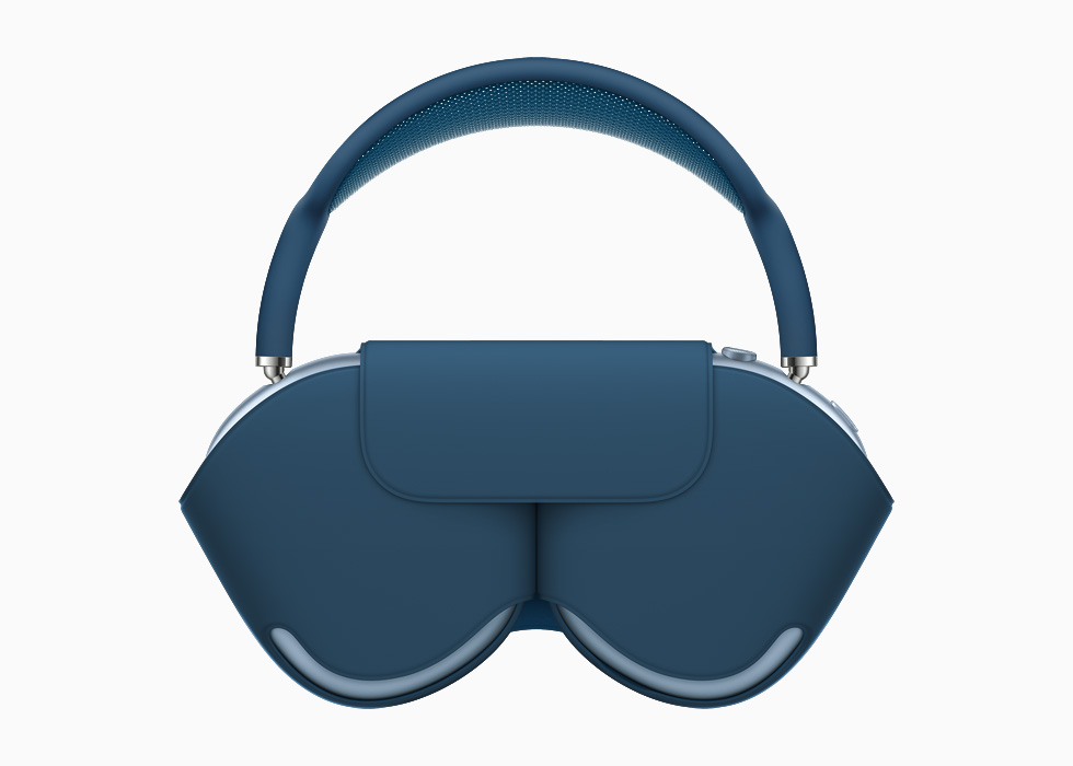 Uyumlu Smart Case’te saklanan g?k mavisi AirPods?Max.