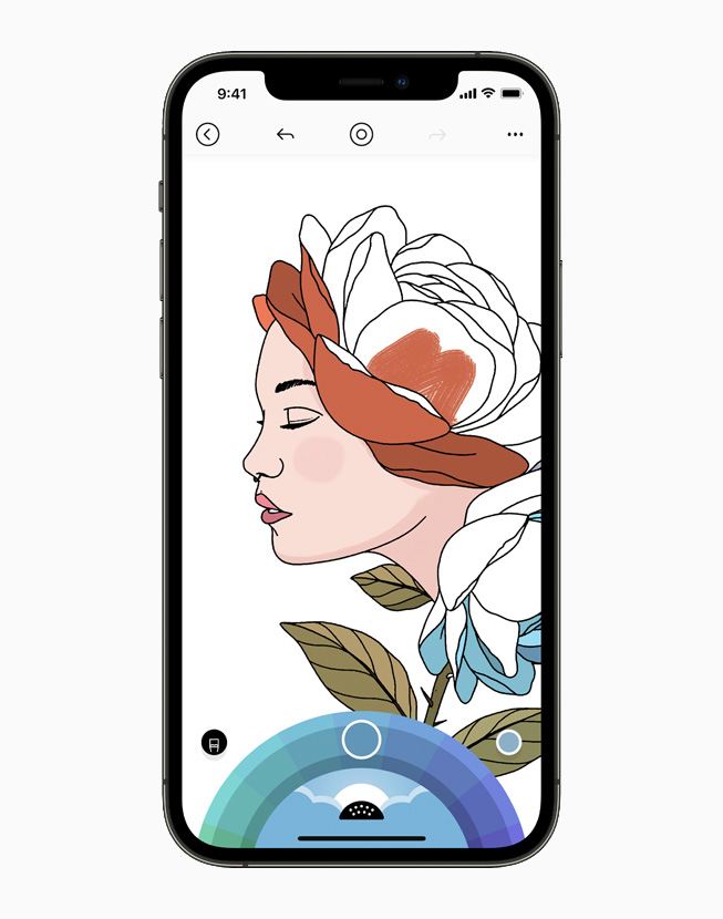 Lake app 的螢?zāi)唤貓D，呈現(xiàn)在 iPhone 12 Pro 上。