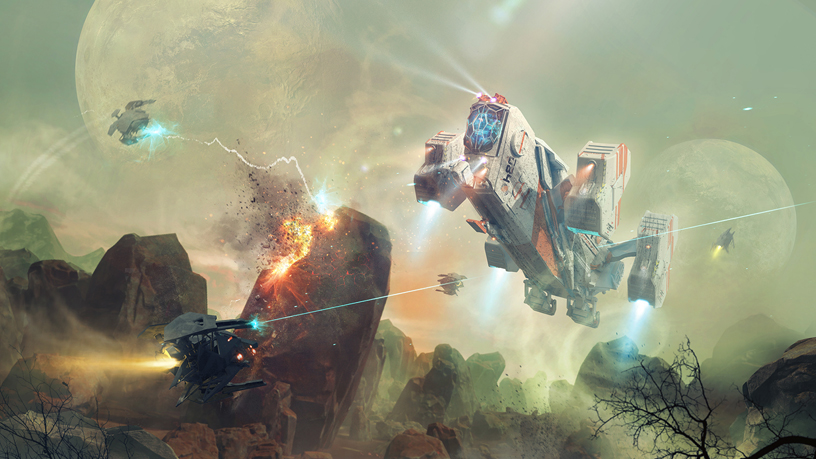 Apple Arcade’deki “Enter the Construct” oyunundan bir g?rüntü.