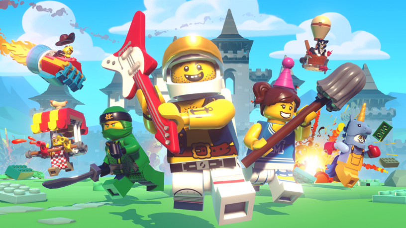 Apple Arcade’deki Lego Brawls oyunundan bir g?rüntü.