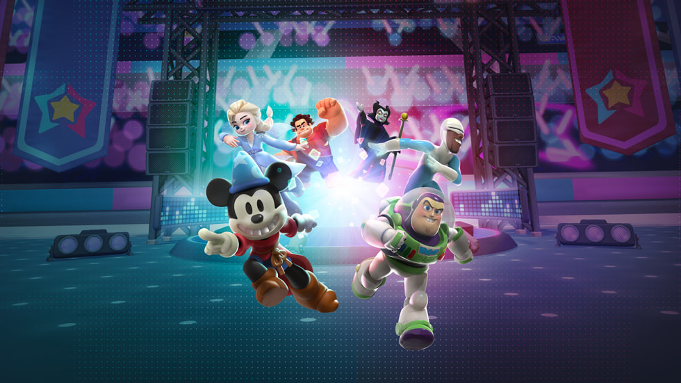 ????? ?????? ?????? ???????? ?? ???? ????? ??????? "Disney Melee Mania" ????? Mickey Mouse ?Buzz Lightyear.