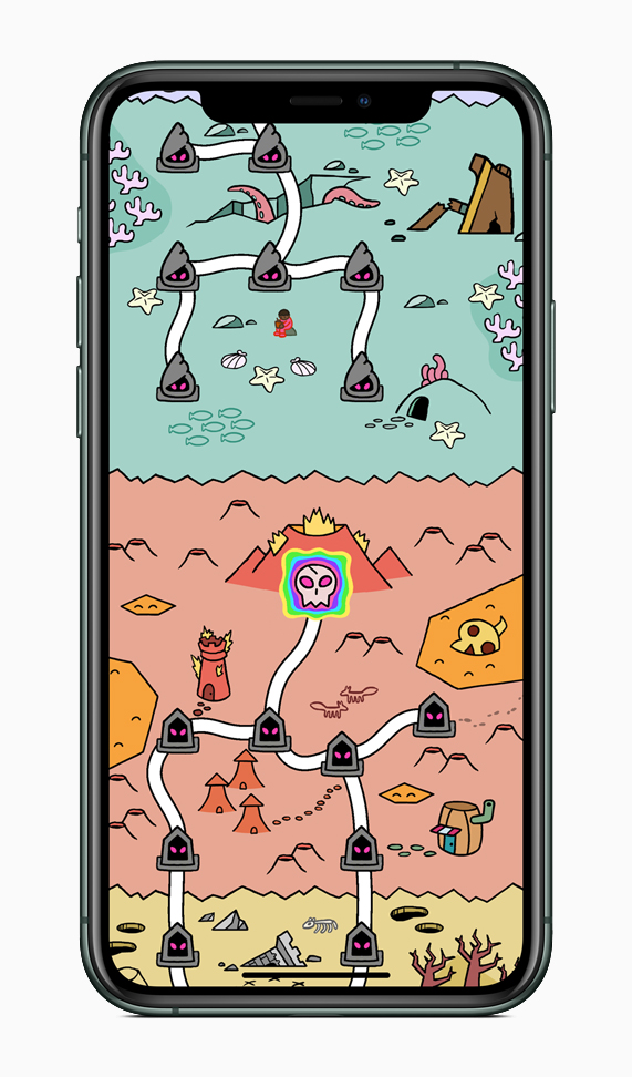 ????? ??? "Card of Darkness" ?????? ??? iPhone 11 Pro.