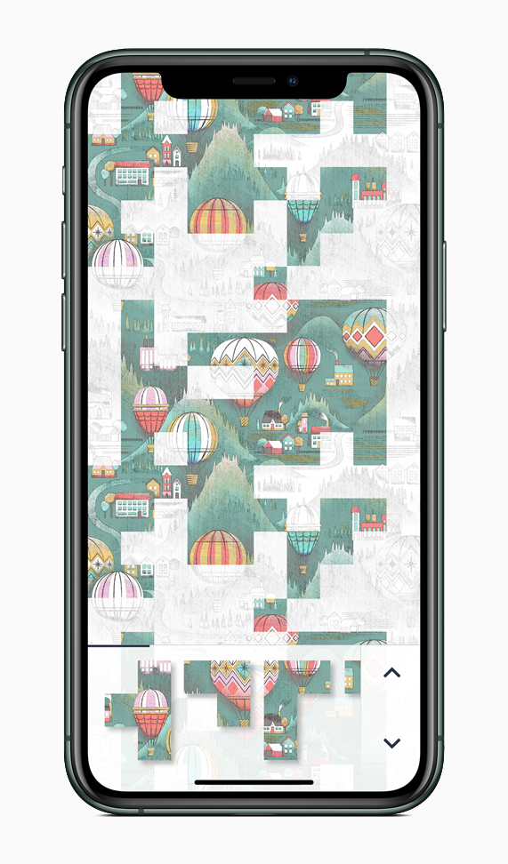 ????? ????? ?? "Patterned" ?????? ??? iPhone 11 Pro.