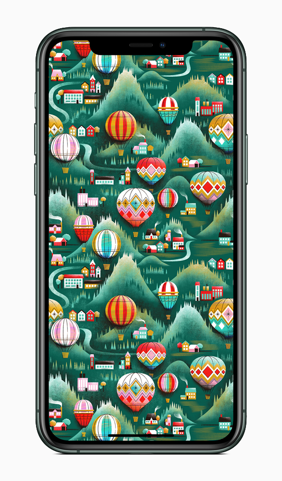 ????? ????? ?? "Patterned" ?????? ??? iPhone 11 Pro.