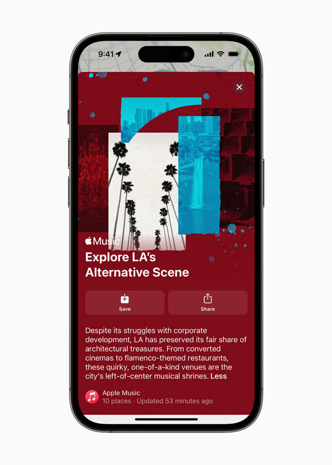 iPhone 14 Pro’da Apple Music Rehberleri g?steriliyor.