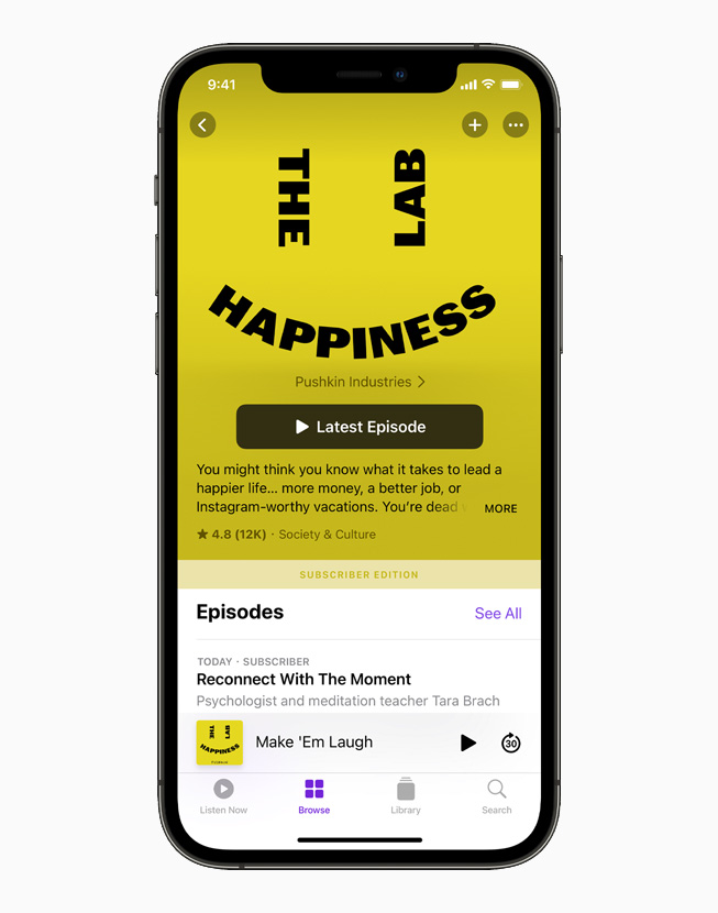 ??????? The Happiness Lab ????? ??? iPhone?12?Pro.