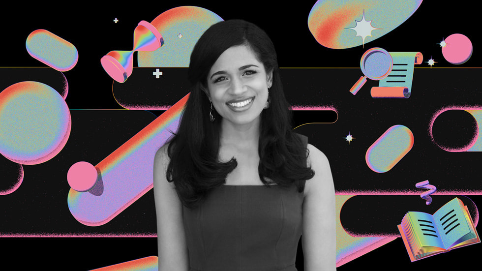 Maya Shankar’?n illüstrasyon portresi.
