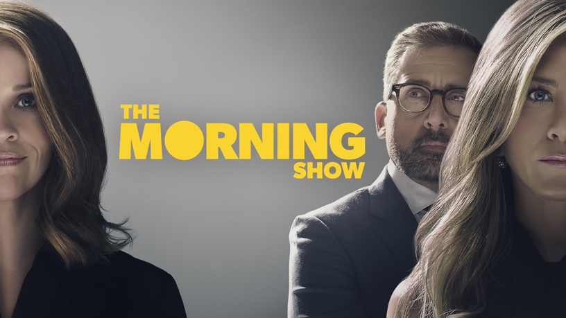 Apple TV+’taki “The Morning Show” ba?l?k ekran?.
